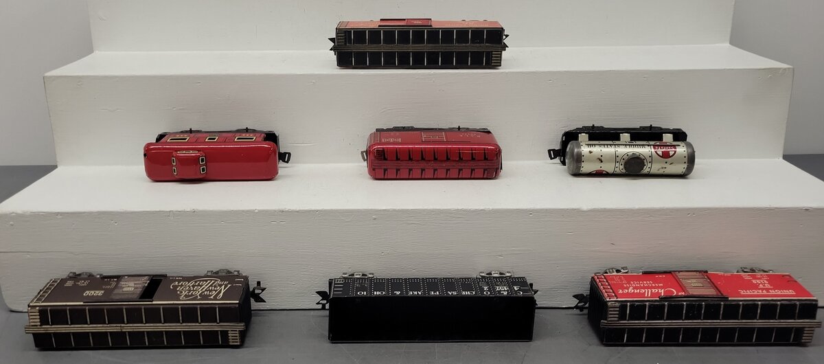 Marx O Gauge Vintage Freight Cars #553,556,90171,3200,9100,9100,44572 [7] VG
