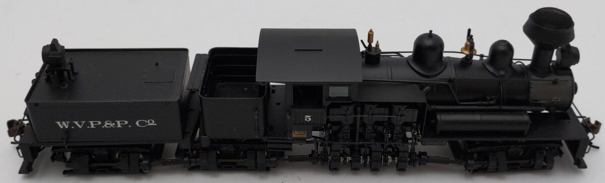 Bachmann 81909 HO W.V.P.&P. Co 80-Ton 3 Truck Shay Steam Locomotive #5 EX/Box