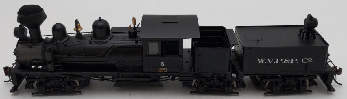 Bachmann 81909 HO W.V.P.&P. Co 80-Ton 3 Truck Shay Steam Locomotive #5 EX/Box