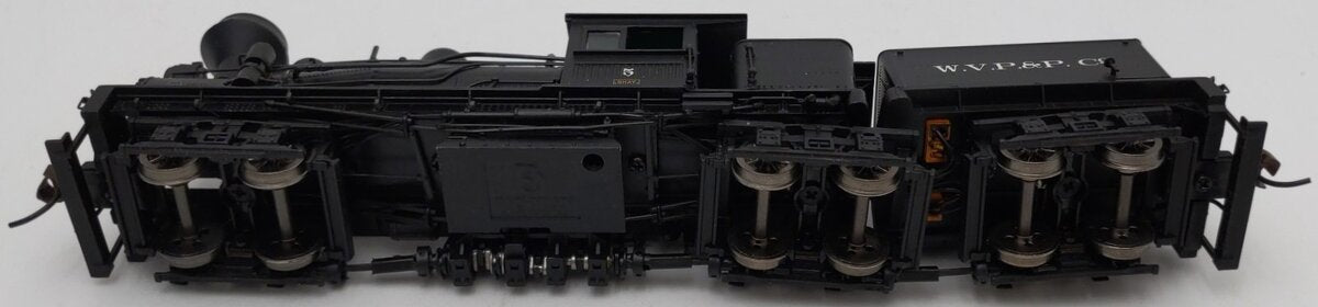 Bachmann 81909 HO W.V.P.&P. Co 80-Ton 3 Truck Shay Steam Locomotive #5 EX/Box