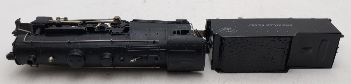 American Flyer 302 Vintage S Reading 4-4-2 Atlantic Steam Locomotive & Tender VG