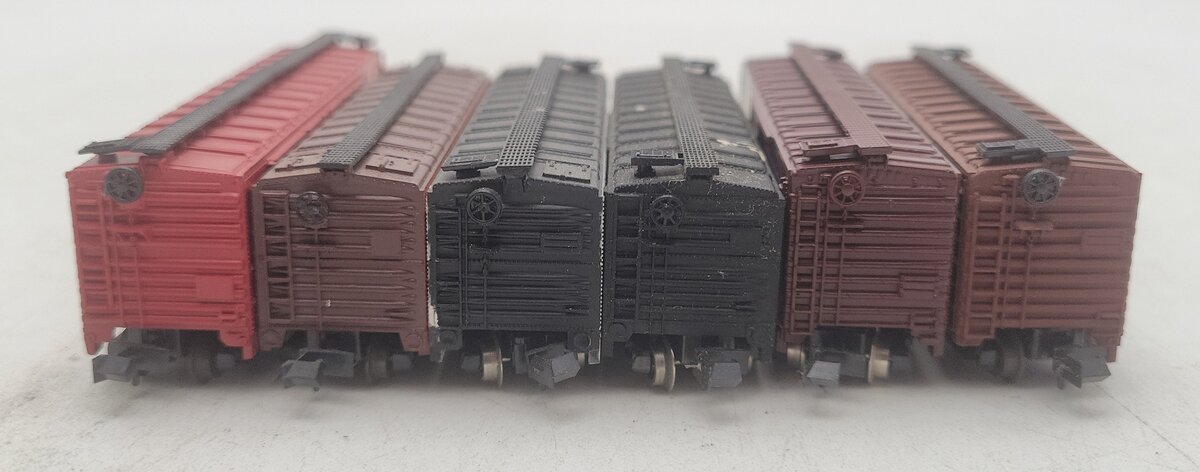 Atlas, Trix & MRC N Scale Assorted Freight Cars: #25001, #3529, #11288 [6] VG