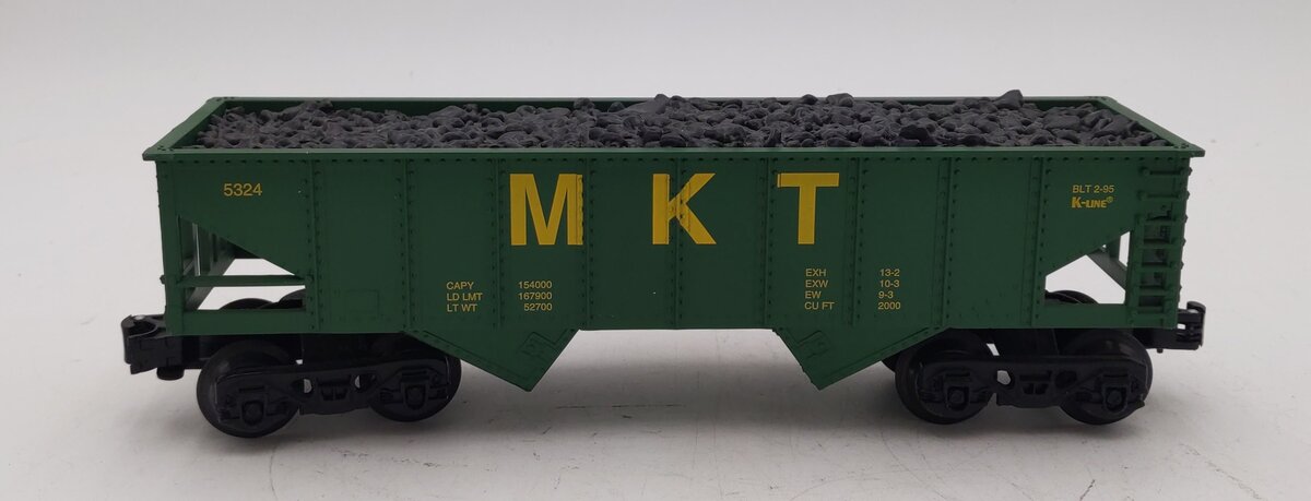 K-Line K-5324 O Gauge Missouri, Kansas & Texas 2-Bay Hopper LN/Box