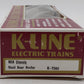 K-Line K-7502 O Gauge REA Steel Door Reefer Car LN/Box