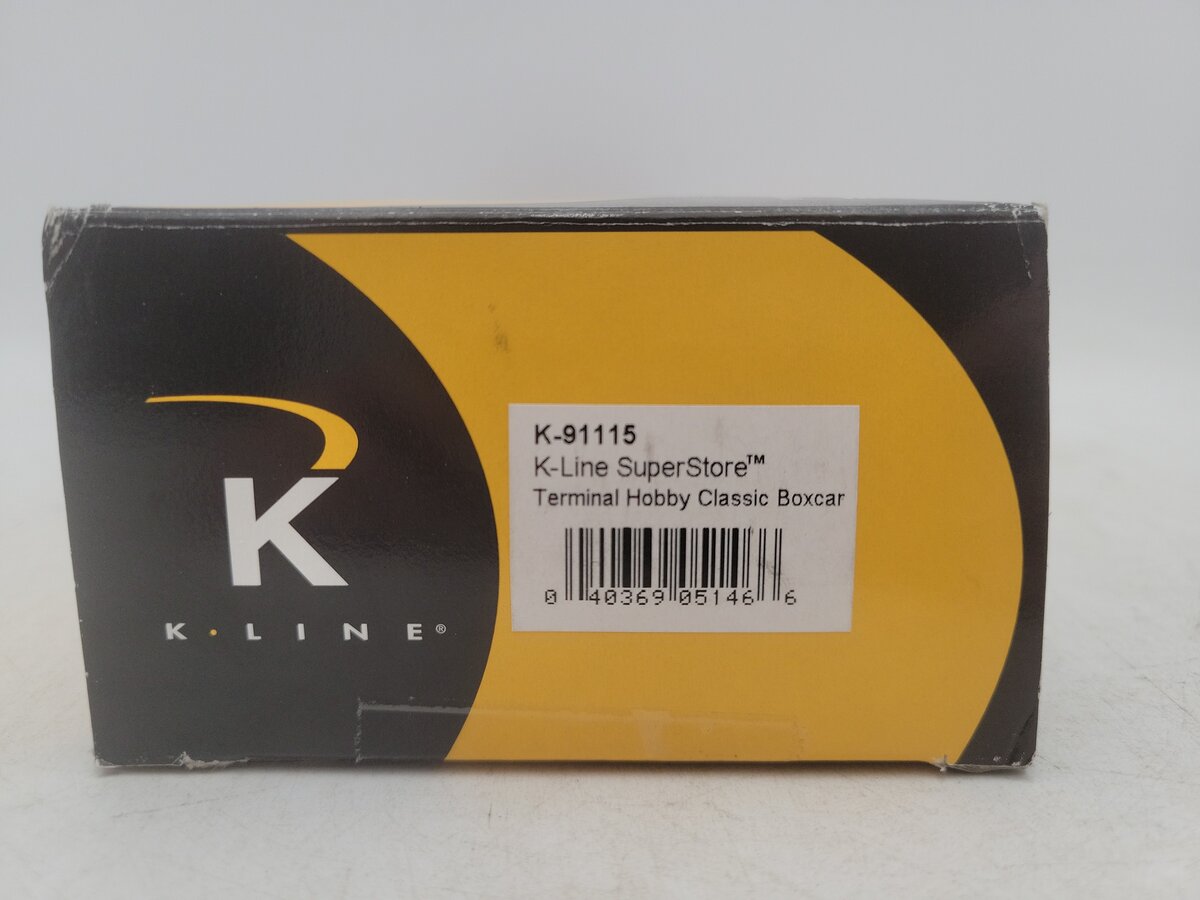 K-Line K-91115 O Gauge Terminal Hobby Shop Super Store Box Car #15 LN/Box