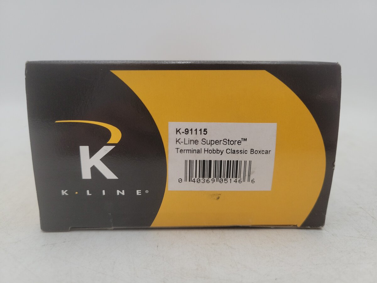 K-Line K-91115 O Gauge Terminal Hobby Shop Super Store Box Car #15 LN/Box