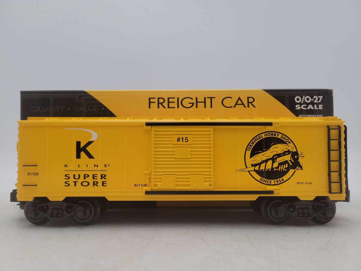 K-Line K-91115 O Gauge Terminal Hobby Shop Super Store Box Car #15 LN/Box