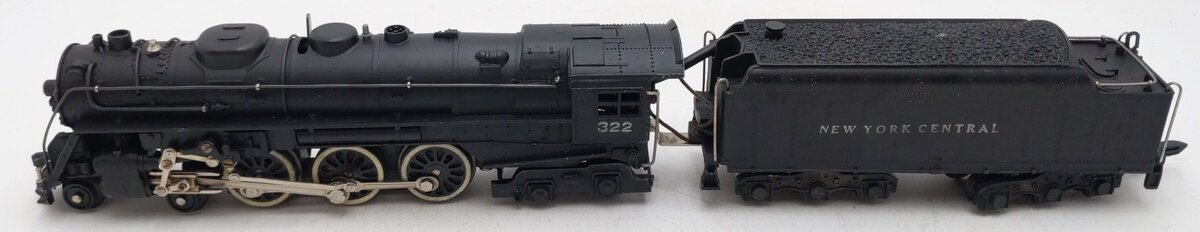 American Flyer 322 Vintage S NYC 4-6-4 Hudson Steam Locomotive & Tender VG