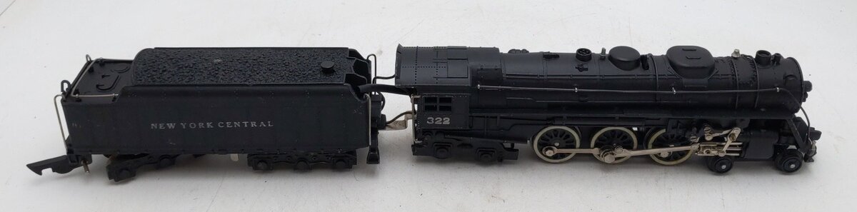 American Flyer 322 Vintage S NYC 4-6-4 Hudson Steam Locomotive & Tender VG