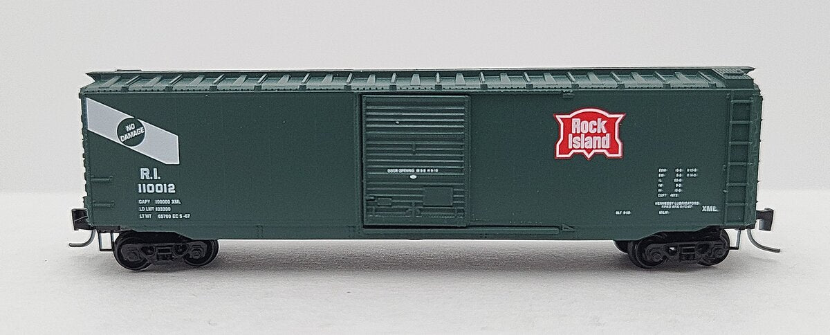 Micro-Trains 50511210 Z Rock Island 50' Single Door Standard Boxcar #110012 LN/Box