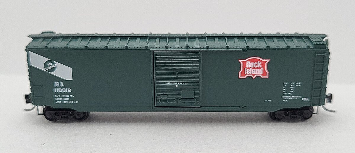 Micro-Trains 50511210 Z Rock Island 50' Single Door Standard Boxcar #110012 LN/Box