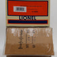 Lionel 6-19695 O Gauge LRRC Western Union Water Tank Car EX/Box