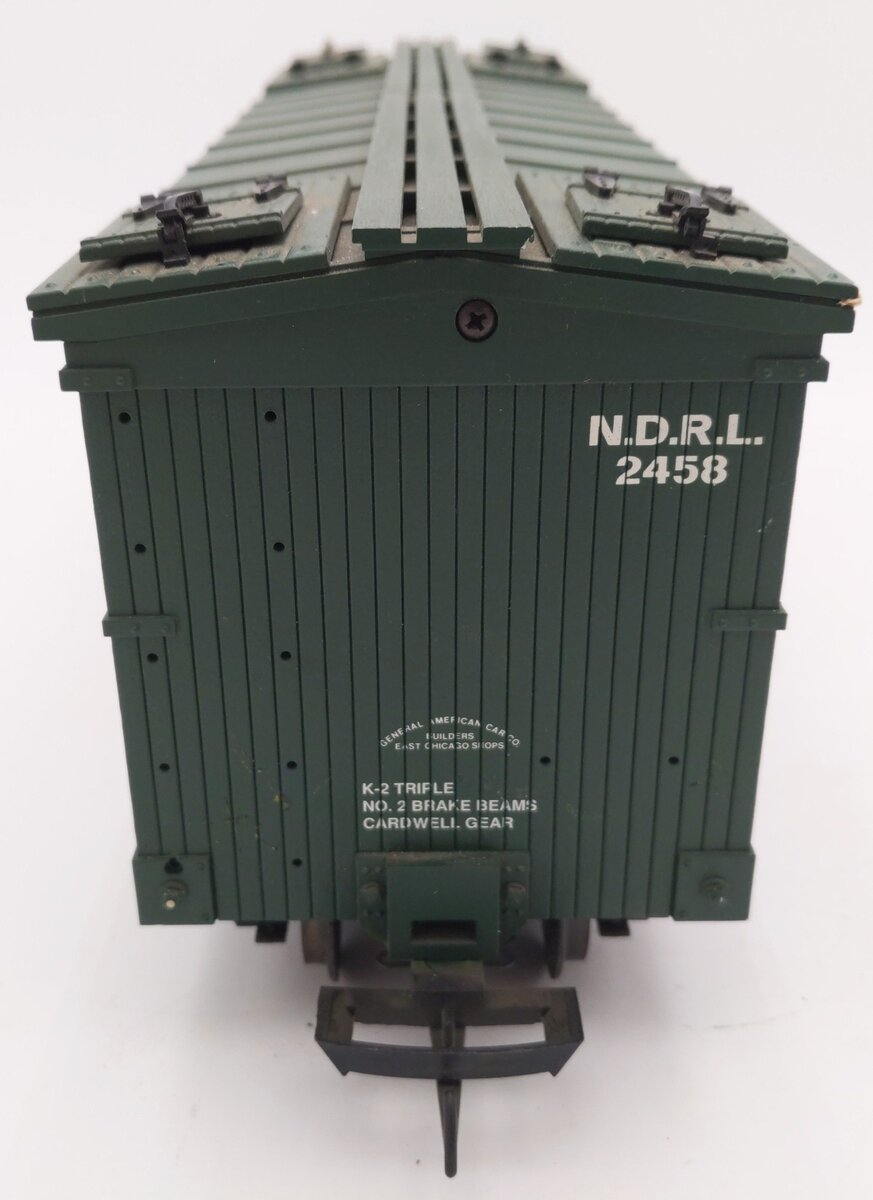 USA Trains R1650 G Scale National Despatch Del Monte Quality Reefer Car #2458 EX