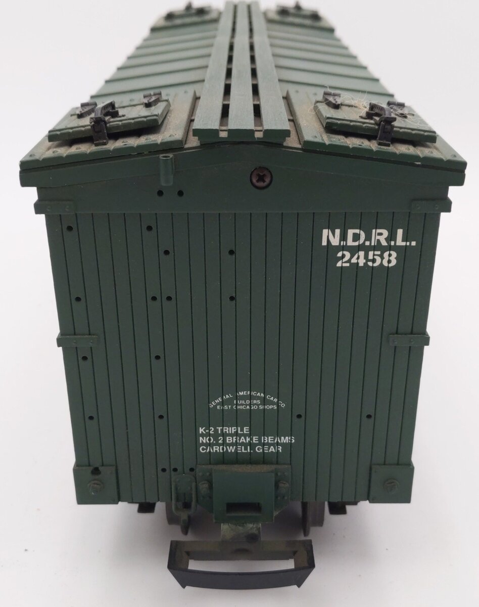 USA Trains R1650 G Scale National Despatch Del Monte Quality Reefer Car #2458 EX