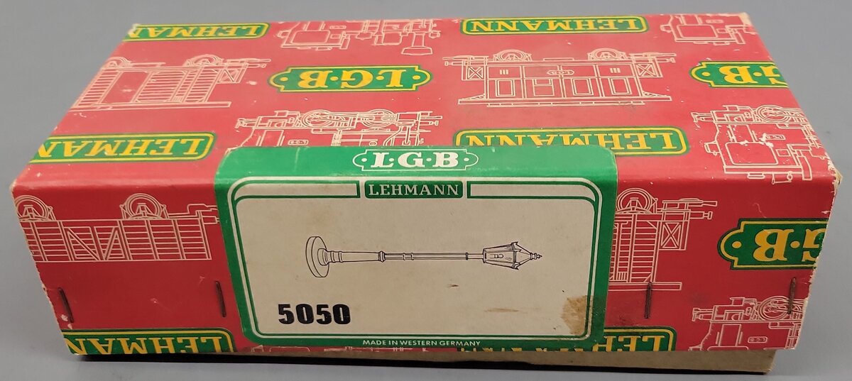 LGB 5050 G Scale Nostalgic Street Lantern Post 14 - 18 Volt VG/Box