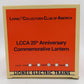 Lionel 59510 LCCA 25th Anniversary Kerosene Lantern - Amber VG/Box