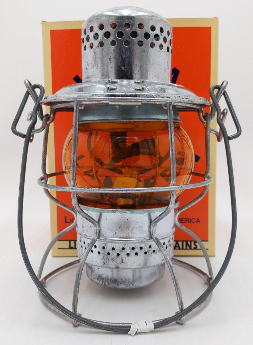 Lionel 59510 LCCA 25th Anniversary Kerosene Lantern - Amber VG/Box
