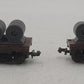 AHM 44551-J N Scale ATSF & Pennsylvania 2 Pcs. Flatcars w/Cable Reels EX/Box