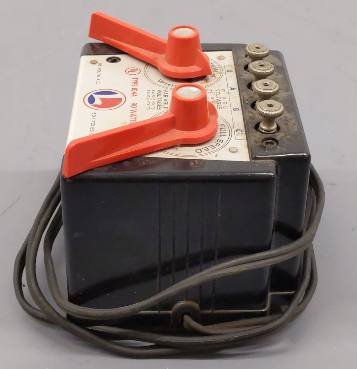 Lionel 1044 Vintage O 90 Watt Transformer w/Whistle Control VG