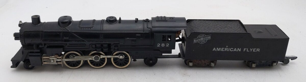 American Flyer 282 Vintage S 4-6-2 Pacific Steam Locomotive & Tender #282 VG