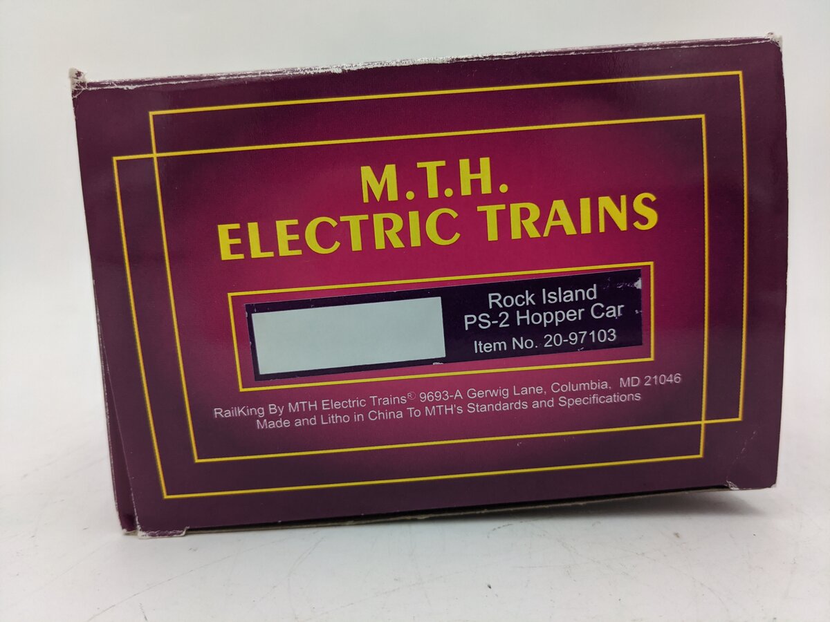 MTH 20-97103 O Rock Island PS-2 Covered Hopper #500700 EX/Box