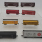 Bachmann, Trix & Atlas N Scale Assorted Boxcars: #47747, #74072, #682014 [8] EX