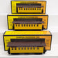MTH 30-6400 O Gauge Western & Atlantic Overton Passenger Coach 3 Car Set VG/Box