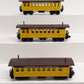 MTH 30-6400 O Gauge Western & Atlantic Overton Passenger Coach 3 Car Set VG/Box