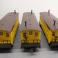 MTH 30-6400 O Gauge Western & Atlantic Overton Passenger Coach 3 Car Set VG/Box