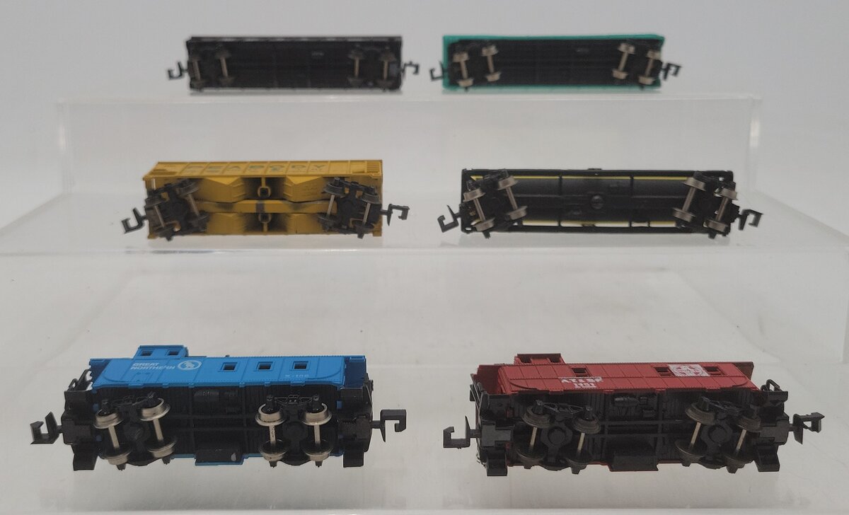 Bachmann, Trix & Atlas N Scale Assorted Freight Cars: #257602, #43221, #6671 [6] EX