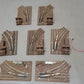 Lionel O Gauge CUSTOM Assorted Right & Left Hand Remote Control Turn Outs (7)