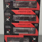 K-Line K641-1895A O Gauge Pennsylvania Boxcar 4-Pack MT/Box