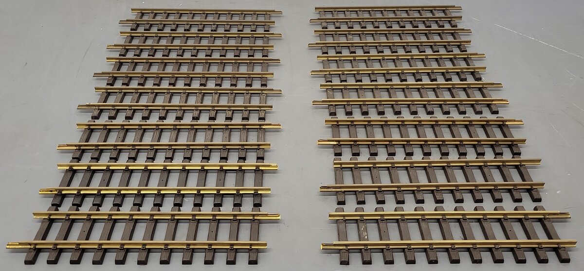LGB 1000 G Scale 12 Inch Straight Track Sections (14) VG