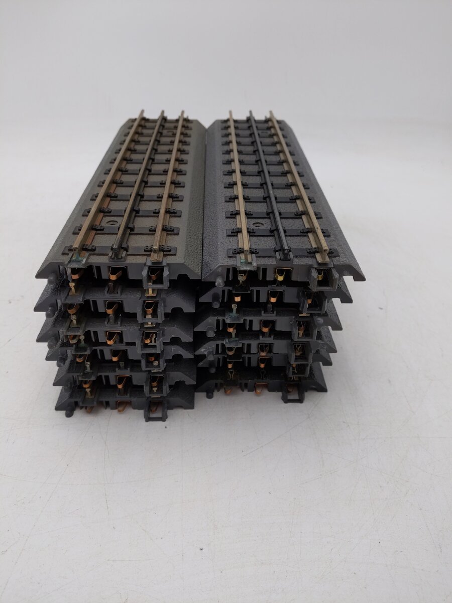 MTH 40-1001 O RealTrax 10" Straight Track Sections (12) VG