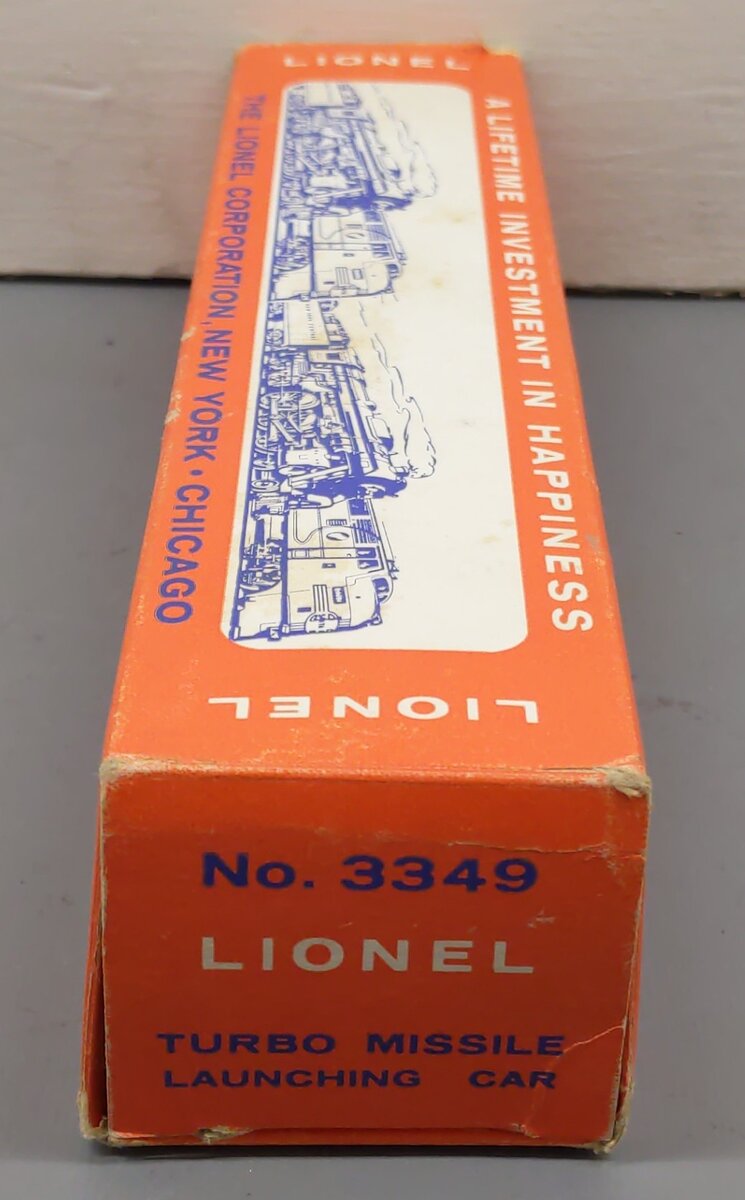 Lionel 3349 Vintage O Turbo Missile Launching Car VG/Box