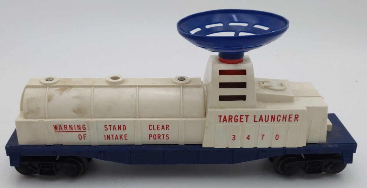 Lionel 3470 Vintage O Operating Balloon Target Launcher Car VG/Box