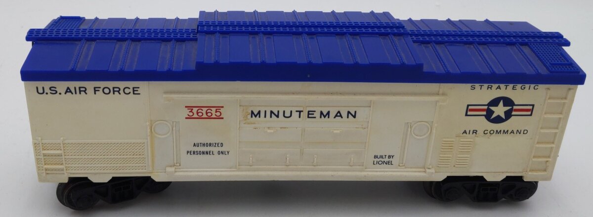 Lionel 3665 Vintage O Gauge US Air Force Minuteman Missile Launching Car VG/Box