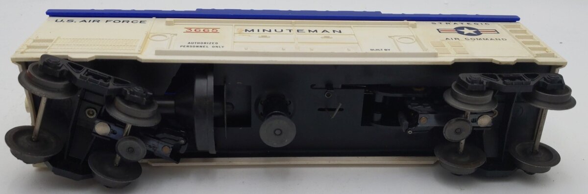 Lionel 3665 Vintage O Gauge US Air Force Minuteman Missile Launching Car VG/Box