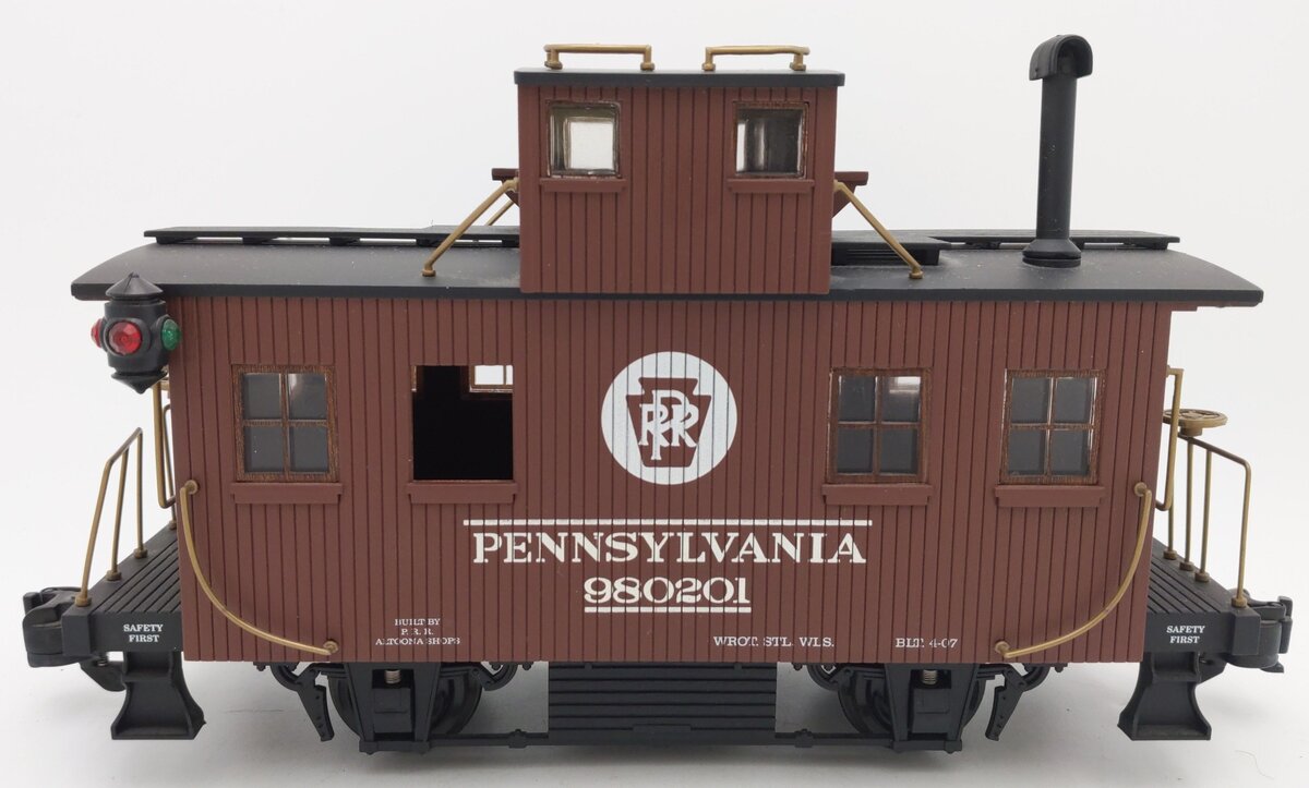 Aristo-Craft 42201 G Scale Pennsylvania Bobber Caboose #980201 EX