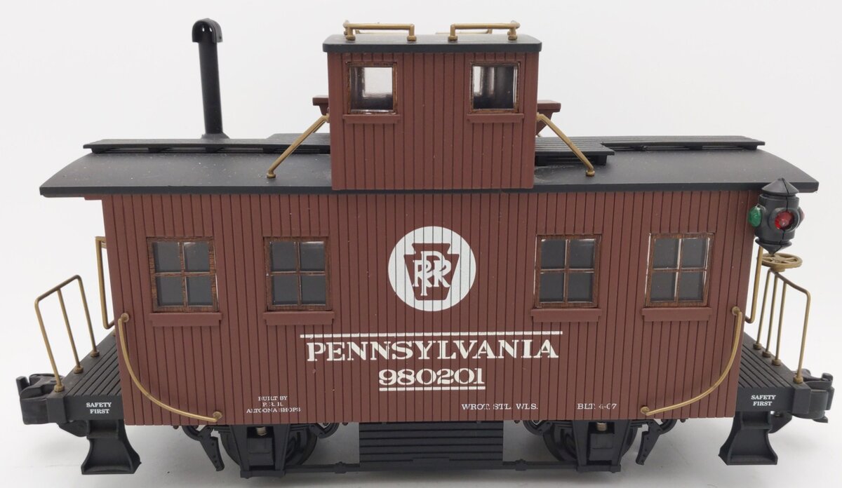 Aristo-Craft 42201 G Scale Pennsylvania Bobber Caboose #980201 EX