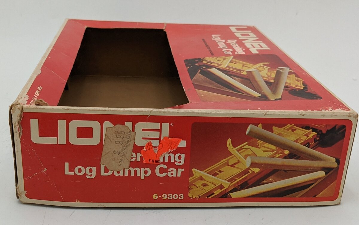 Lionel 6-9303 O Gauge Union Pacific Operating Log Dump Car #16715 VG/Box