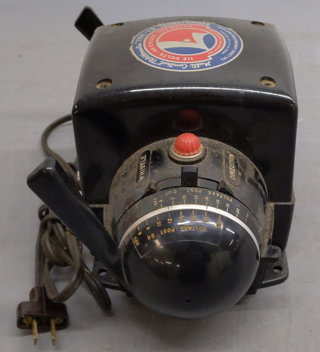 Lionel ZW Vintage O Trainmaster 275 Watt Transformer with Whistle VG/Box