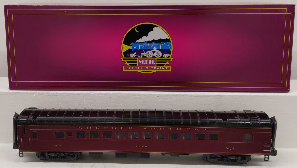 MTH 20-61015 O Norfolk Southern 70' Streamlined Coach Passenger Car LN/Box