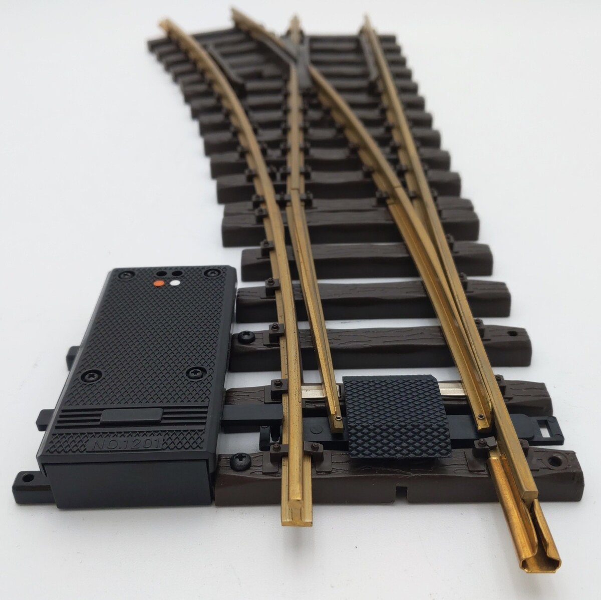 LGB 1615 G Scale R3 22.5° Left Hand Remote Switch Turnout EX