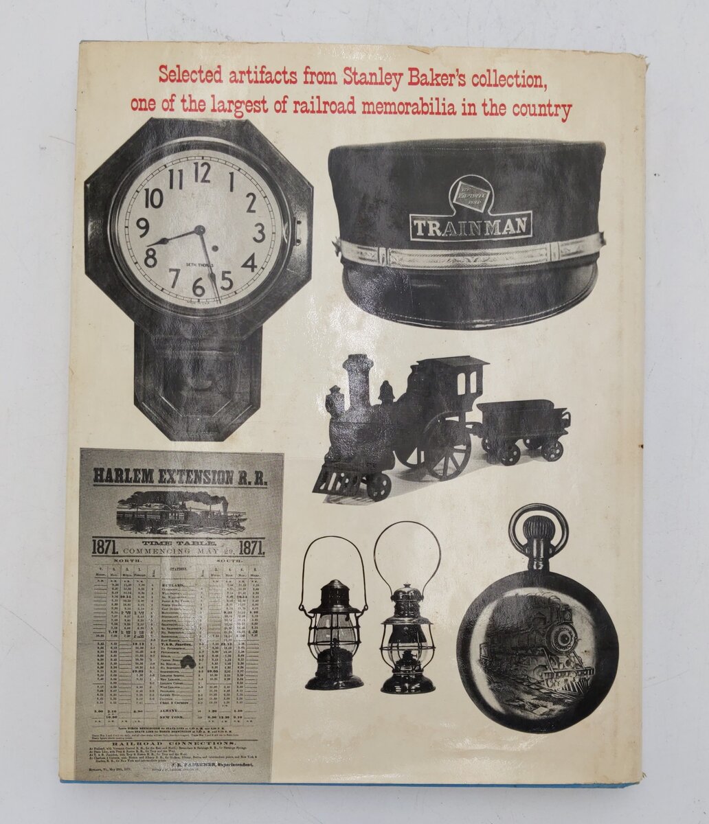 The Collector's Book of Railroadiana Hardcover Book By Stanley L. Baker VG