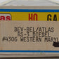 Atlas 4306 HO Scale Western Maryland RS-3 Diesel Locomotive #189 EX/Box