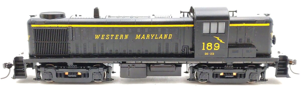 Atlas 4306 HO Scale Western Maryland RS-3 Diesel Locomotive #189 EX/Box