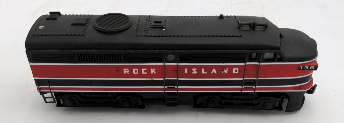 K-Line O Rock Island Alco A Unpowered Diesel Loco w/Horn #136 VG