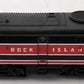 K-Line O Rock Island Alco A Unpowered Diesel Loco w/Horn #136 VG