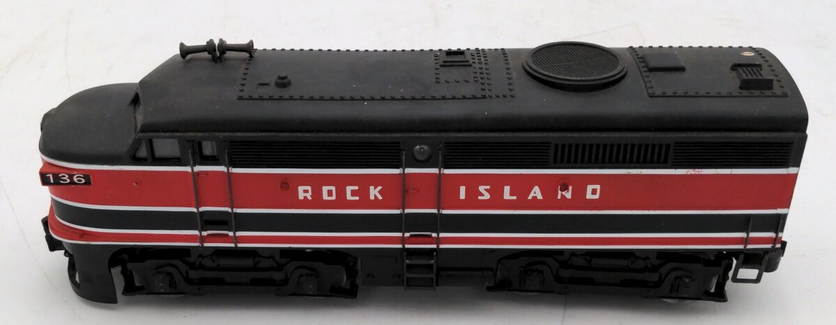 K-Line O Rock Island Alco A Unpowered Diesel Loco w/Horn #136 VG